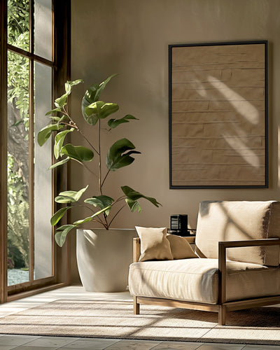 "Adobe III" Framed Canvas Wall Art by Alma Studio