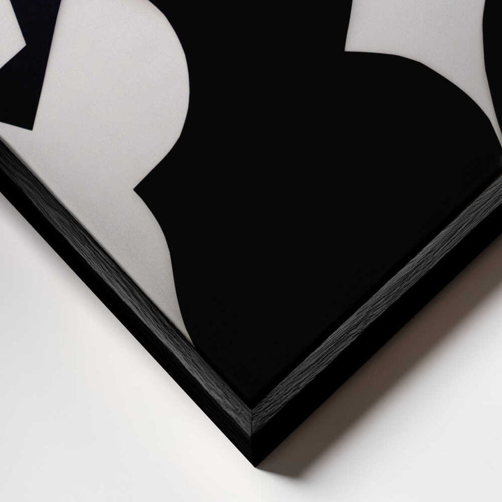 Black White Abstract Shapes