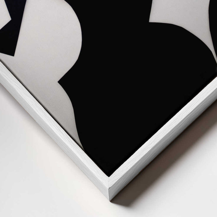 Black White Abstract Shapes