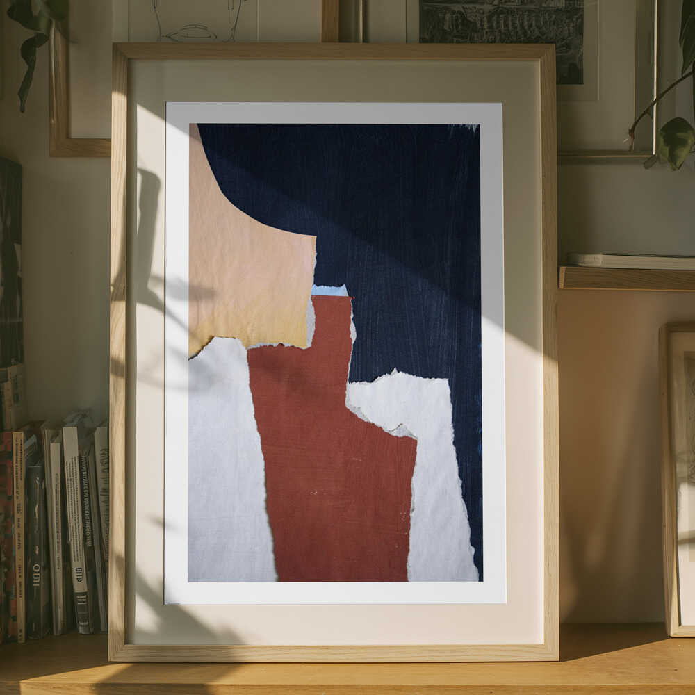 Earthy Abstract Collage