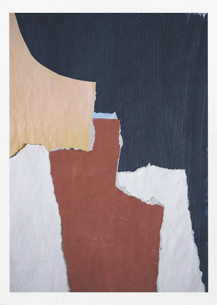 Earthy Abstract Collage