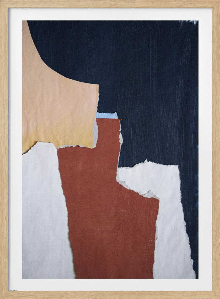 Earthy Abstract Collage
