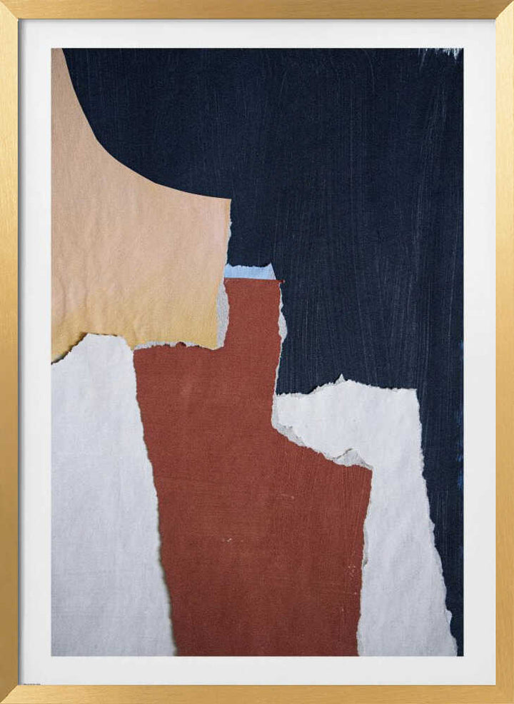 Earthy Abstract Collage