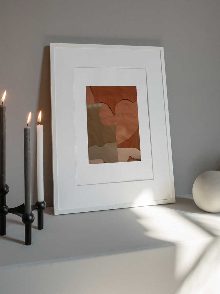 Earthy Leather Abstract