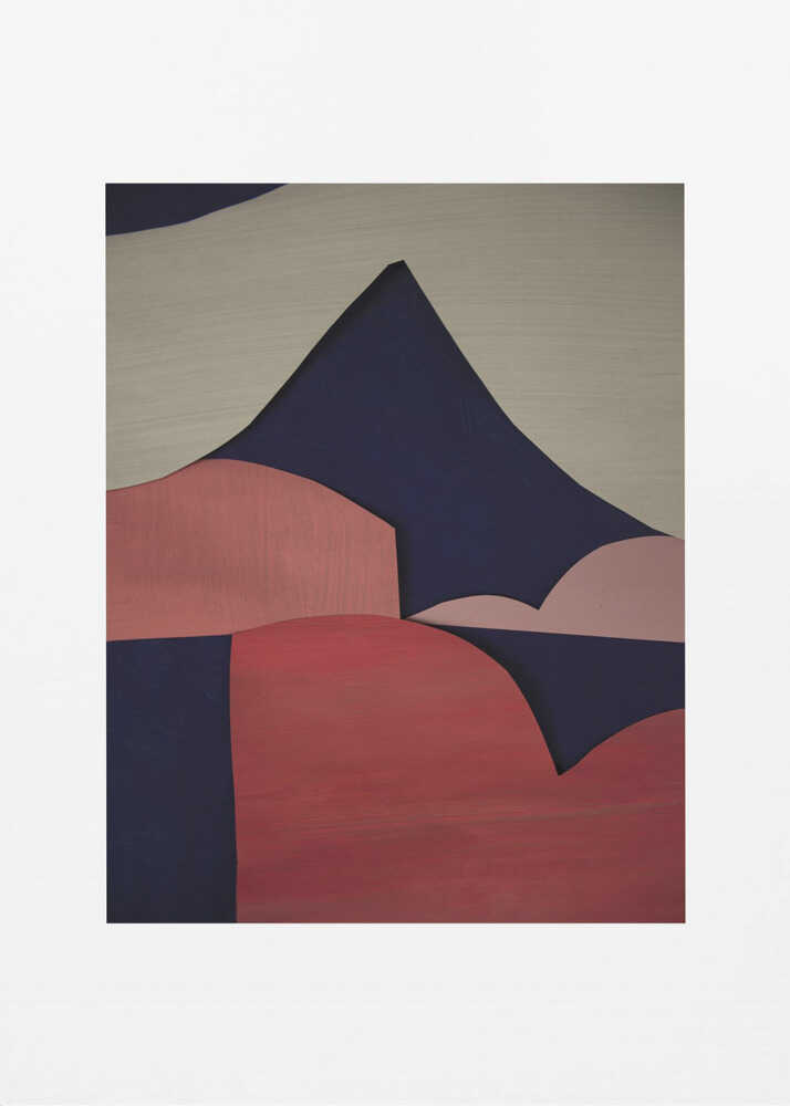 Abstract Mountain Landscape