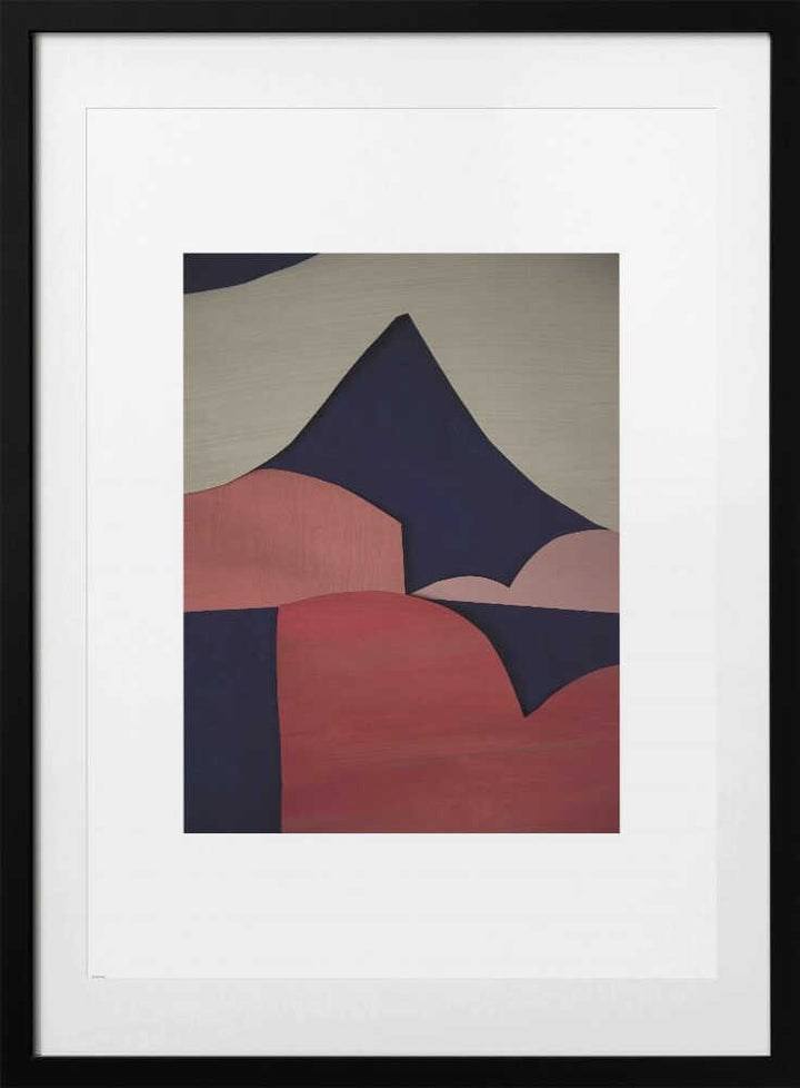 Abstract Mountain Landscape
