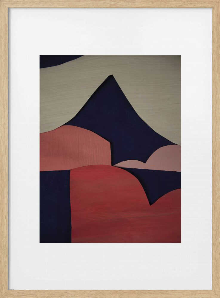 Abstract Mountain Landscape