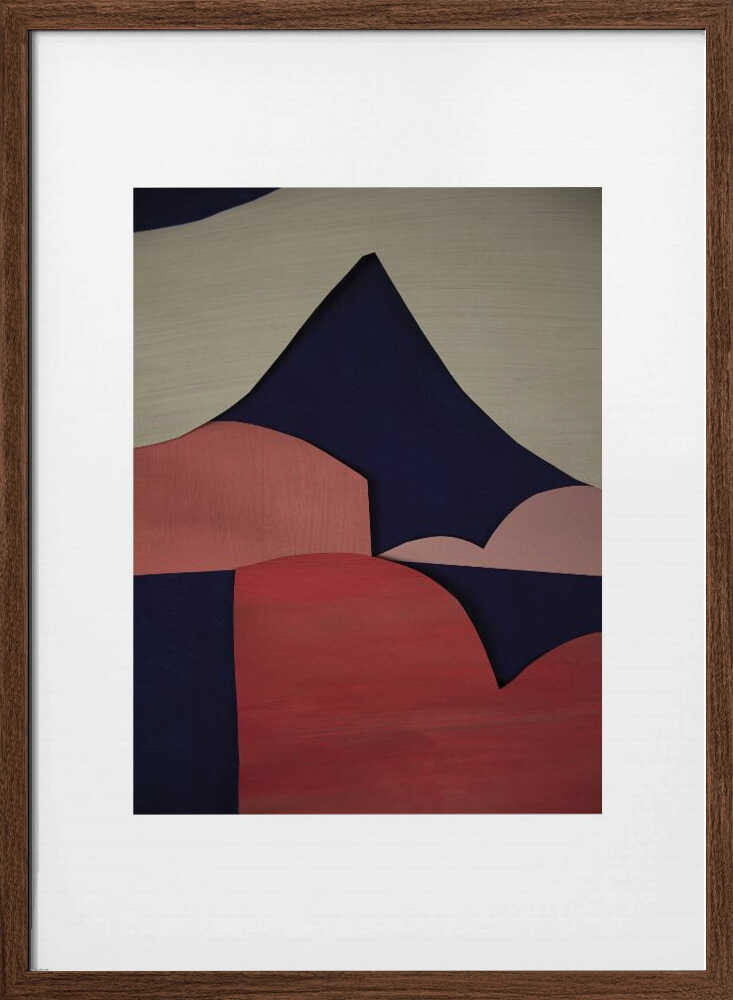 Abstract Mountain Landscape