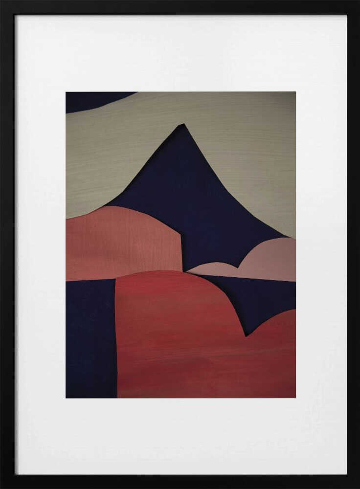 Abstract Mountain Landscape