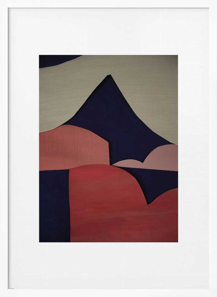 Abstract Mountain Landscape