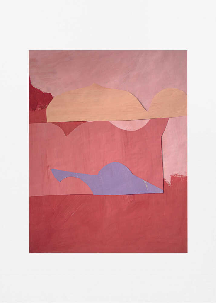 Abstract Sunset Shapes