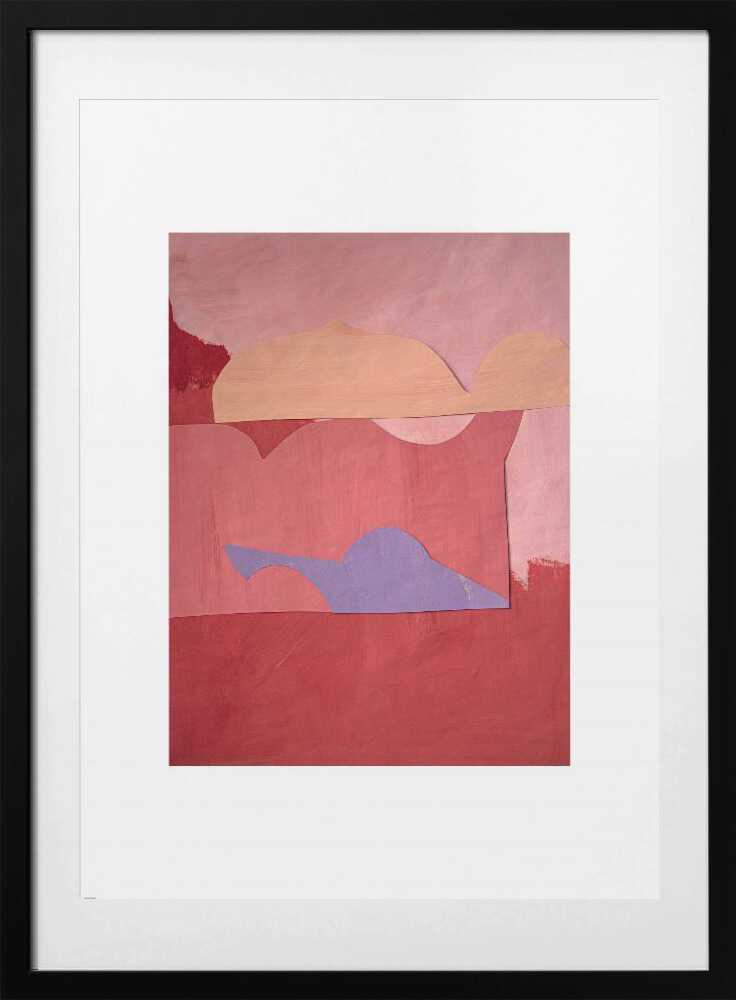 Abstract Sunset Shapes
