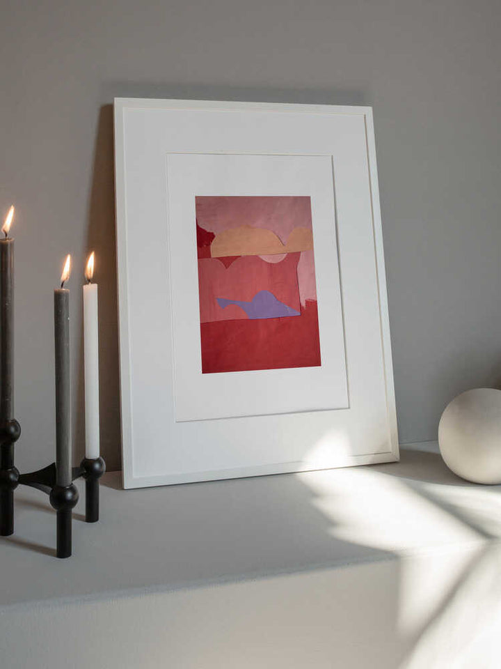 Abstract Sunset Shapes
