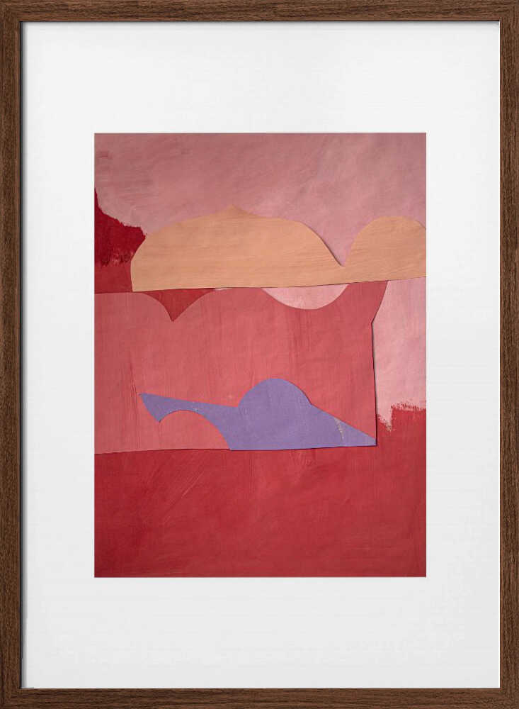 Abstract Sunset Shapes