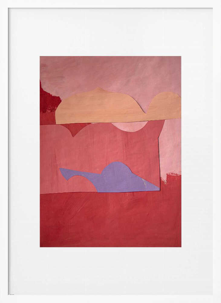 Abstract Sunset Shapes