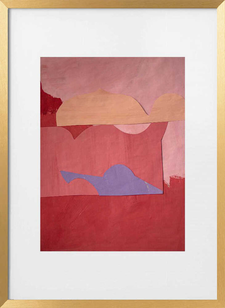 Abstract Sunset Shapes