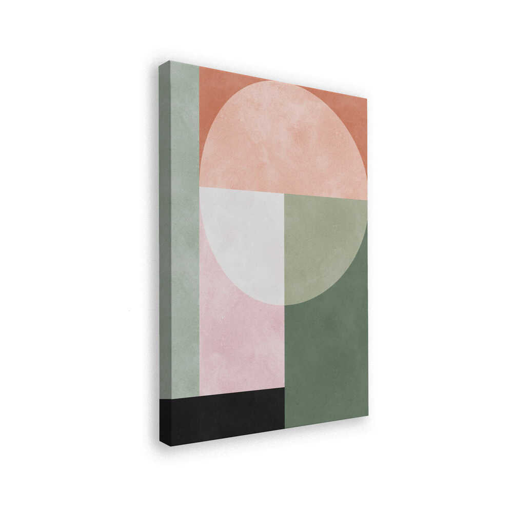 Muted Color Block Shapes