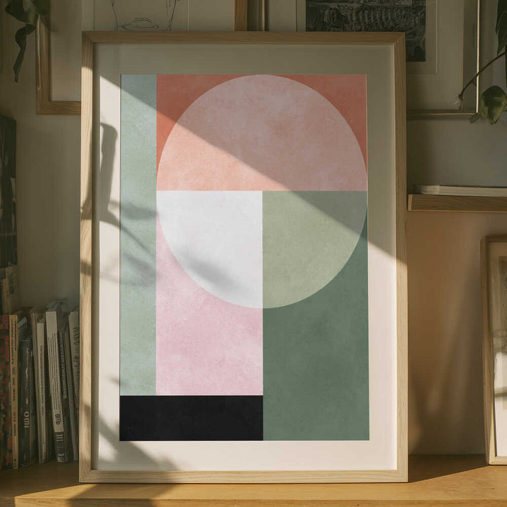 Muted Color Block Shapes