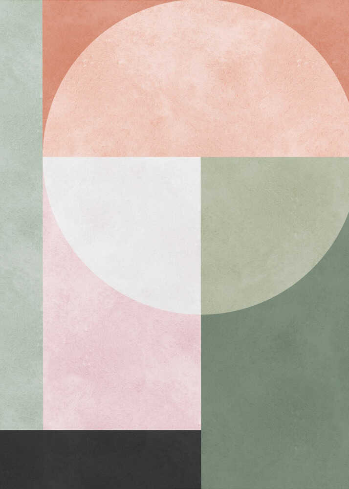 Muted Color Block Shapes