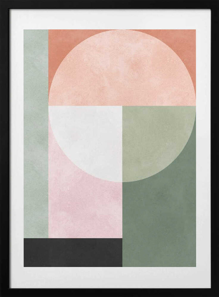 Muted Color Block Shapes
