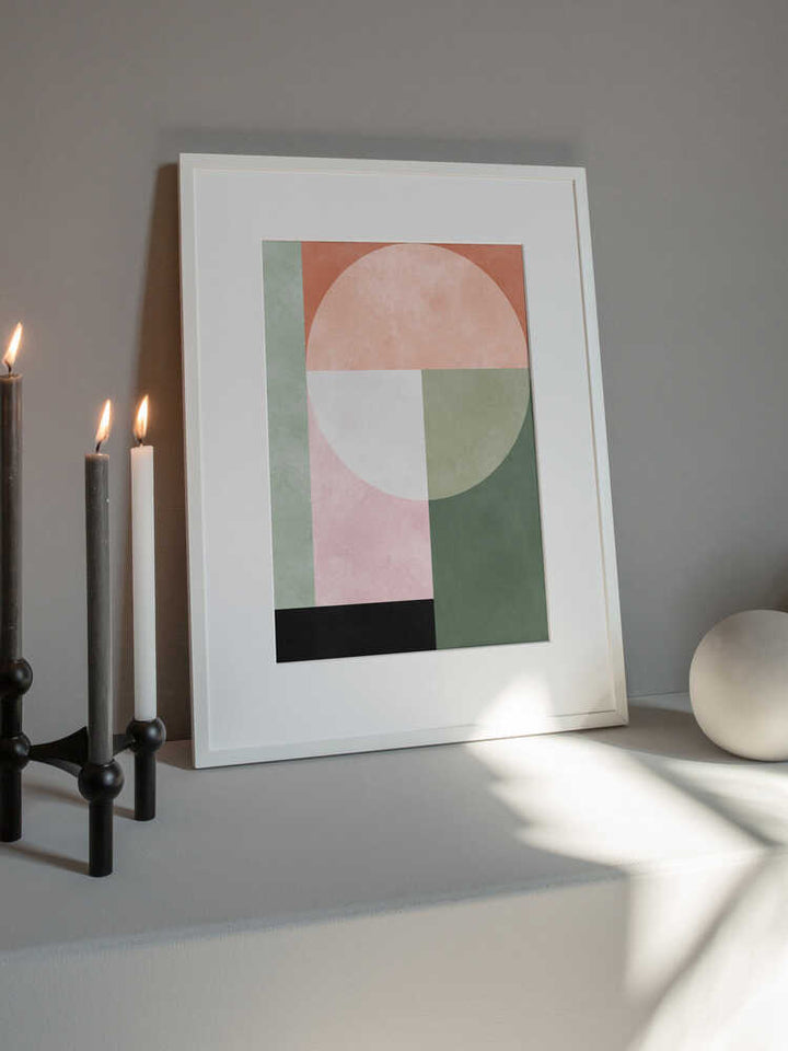 Muted Color Block Shapes
