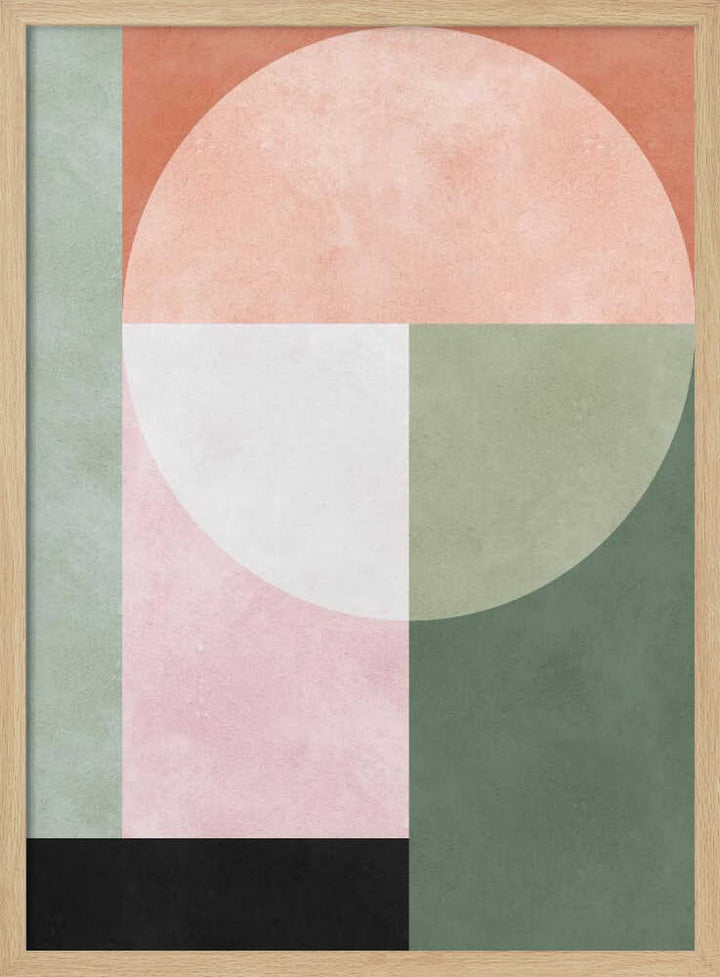Muted Color Block Shapes