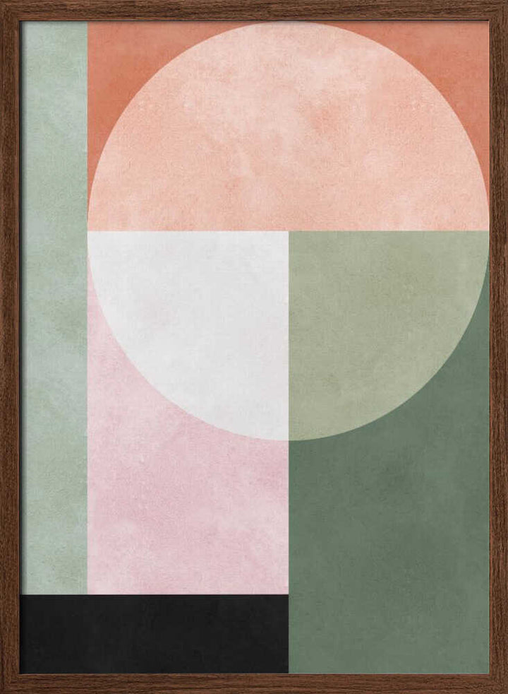 Muted Color Block Shapes