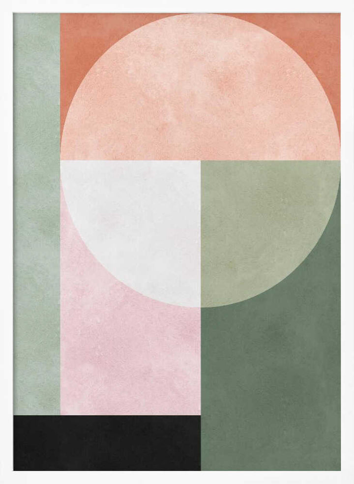 Muted Color Block Shapes