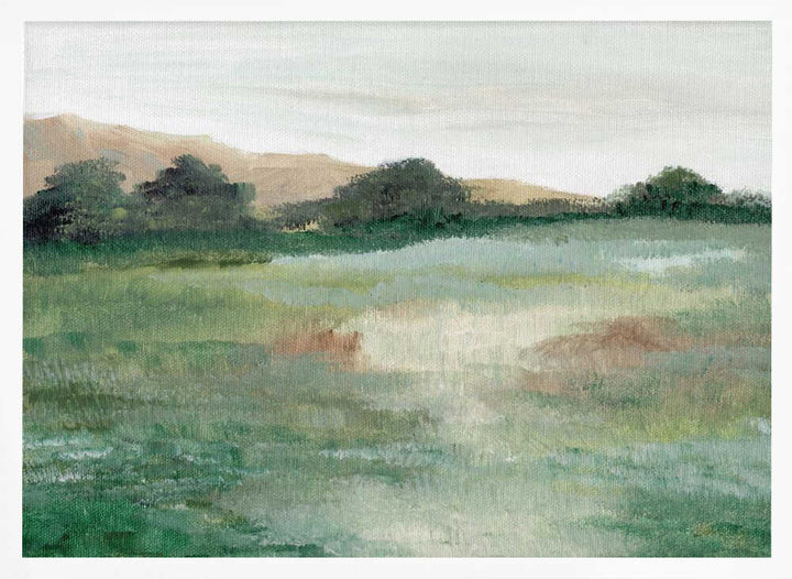 "Soft Meadow Landscape" by Nikita Jariwala — Landscape Wall Art