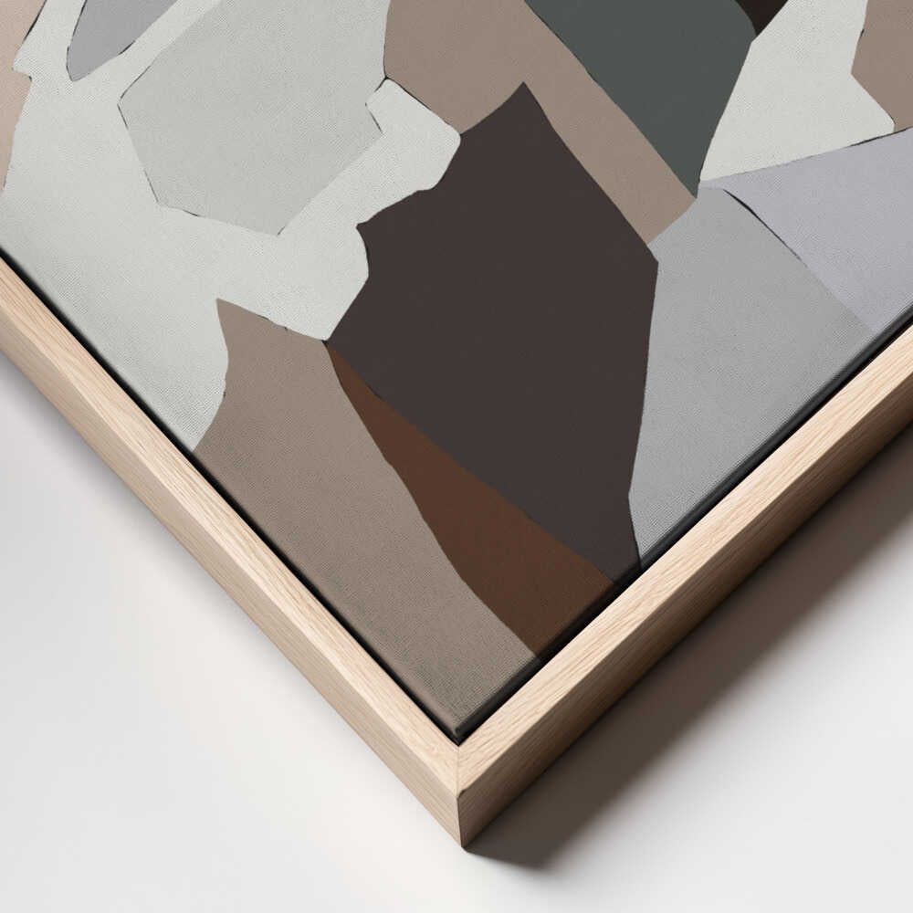 "Muted Geometric Landscape" by Nikita Jariwala — Landscape Wall Art
