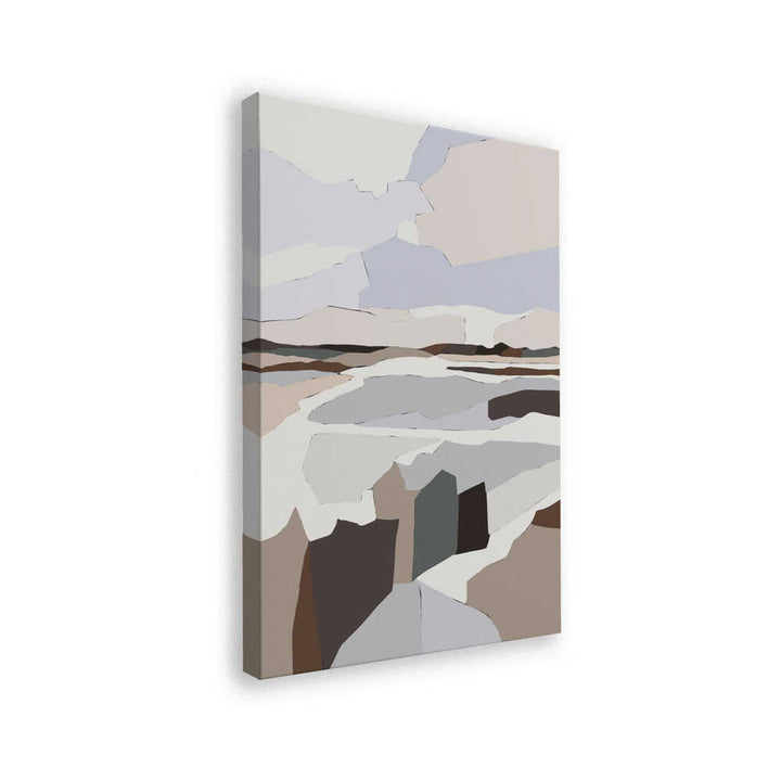 "Muted Geometric Landscape" by Nikita Jariwala — Landscape Wall Art