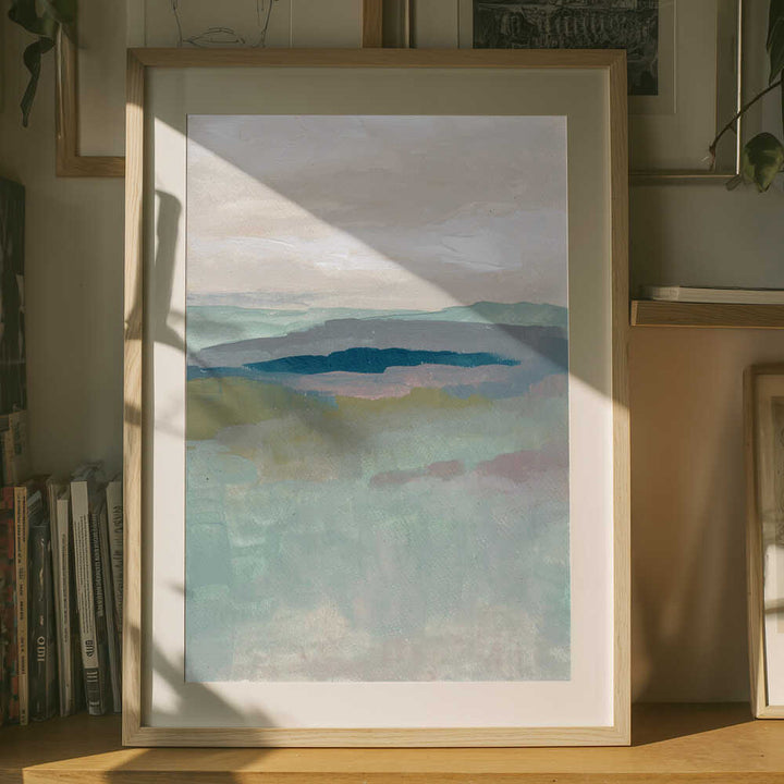 "Muted Lake Landscape" by Nikita Jariwala — Landscape Wall Art