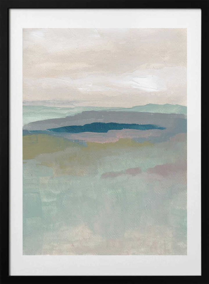 "Muted Lake Landscape" by Nikita Jariwala — Landscape Wall Art