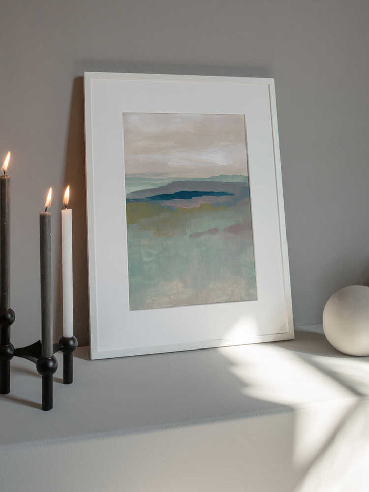 "Muted Lake Landscape" by Nikita Jariwala — Landscape Wall Art