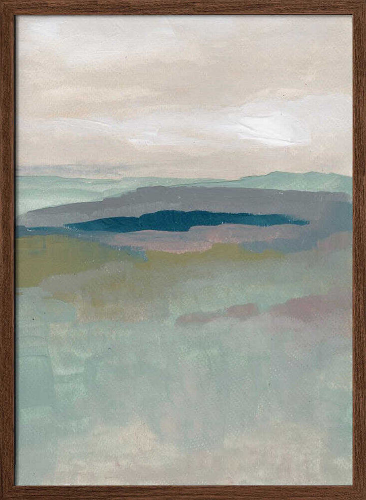 "Muted Lake Landscape" by Nikita Jariwala — Landscape Wall Art