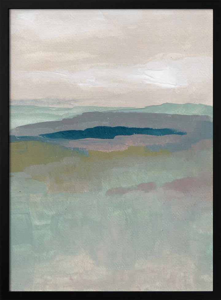 "Muted Lake Landscape" by Nikita Jariwala — Landscape Wall Art