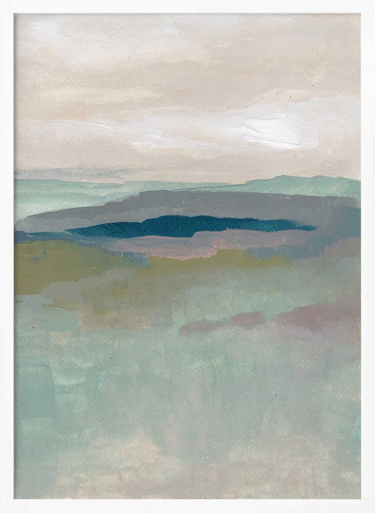 "Muted Lake Landscape" by Nikita Jariwala — Landscape Wall Art
