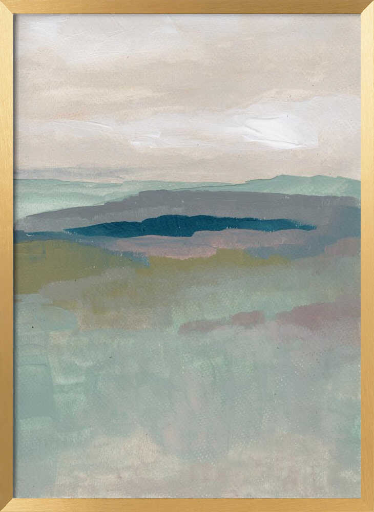 "Muted Lake Landscape" by Nikita Jariwala — Landscape Wall Art