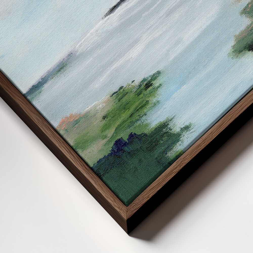 "Coastal Marsh Abstract" by Nikita Jariwala — Coastal Wall Art