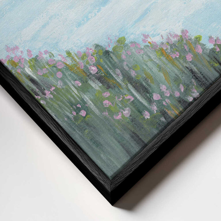 "Serene Coastal Blossoms" by Nikita Jariwala — Coastal Wall Art