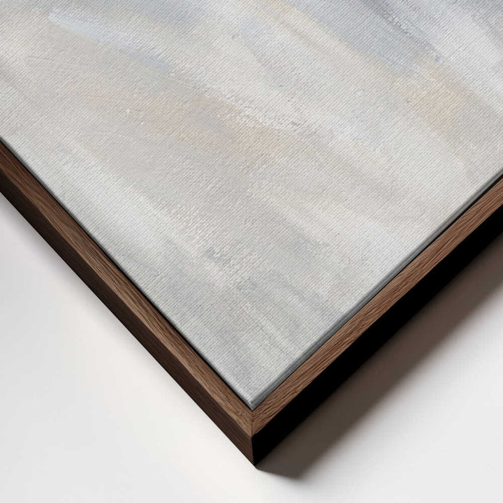"Abstract Grey Gold Horizon" by Nikita Jariwala — Abstract Wall Art