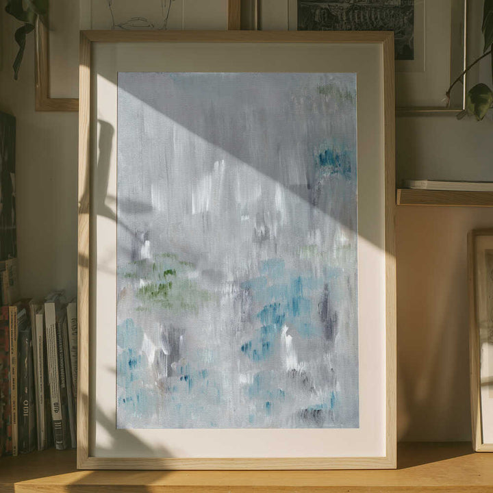 "Serene Abstract Brushstrokes" by Nikita Jariwala — Abstract Wall Art