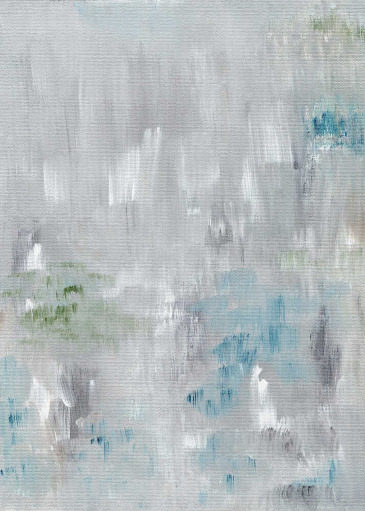 "Serene Abstract Brushstrokes" by Nikita Jariwala — Abstract Wall Art