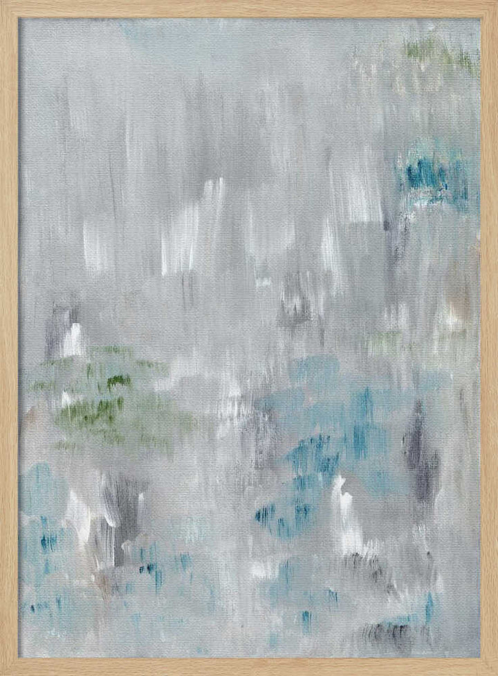 "Serene Abstract Brushstrokes" by Nikita Jariwala — Abstract Wall Art