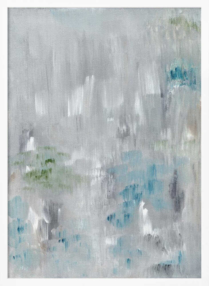 "Serene Abstract Brushstrokes" by Nikita Jariwala — Abstract Wall Art