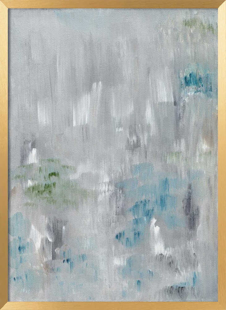 "Serene Abstract Brushstrokes" by Nikita Jariwala — Abstract Wall Art