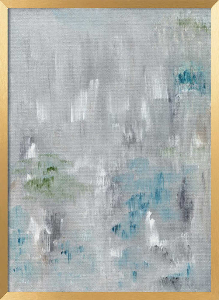 "Serene Abstract Brushstrokes" by Nikita Jariwala — Abstract Wall Art