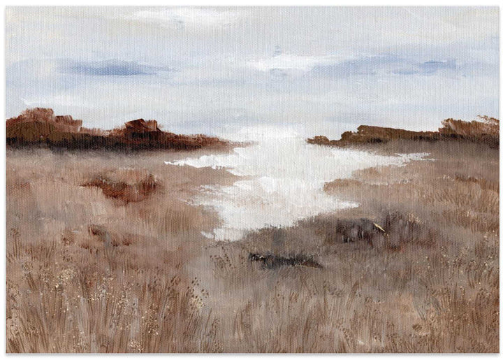 "Serene Marsh Landscape No. 2" by Nikita Jariwala — Landscape Wall Art