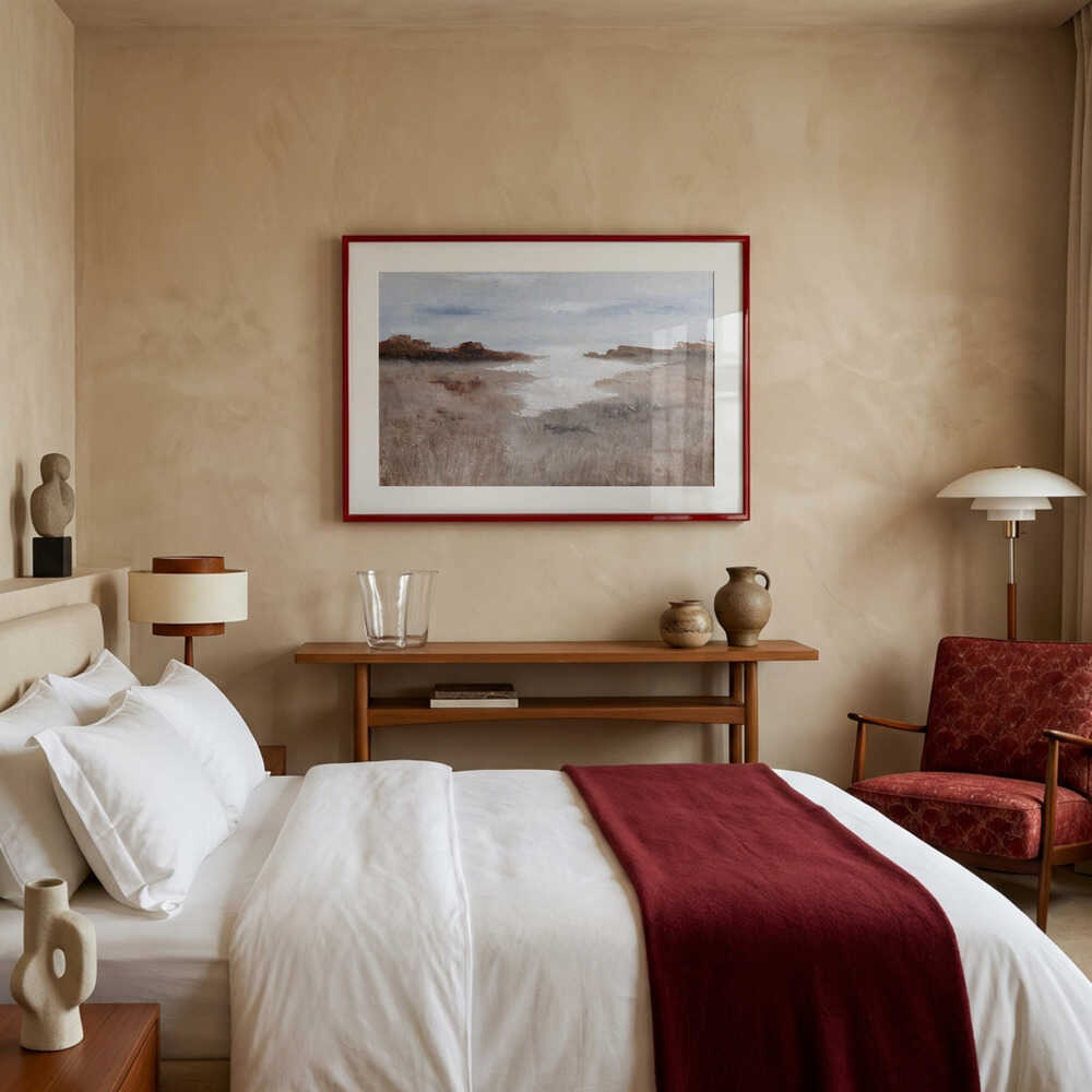 "Serene Marsh Landscape No. 2" by Nikita Jariwala — Landscape Wall Art