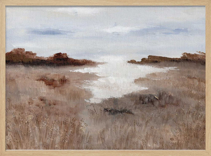 "Serene Marsh Landscape No. 2" by Nikita Jariwala — Landscape Wall Art